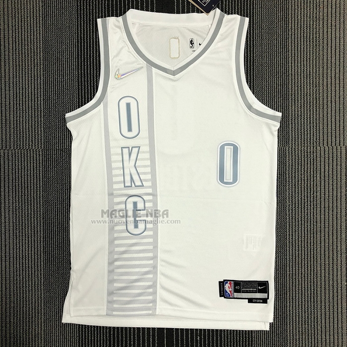 Maglia
 Russell Westbrook NO 0 Oklahoma City Thunder Citta
 2021-22 Bianco
